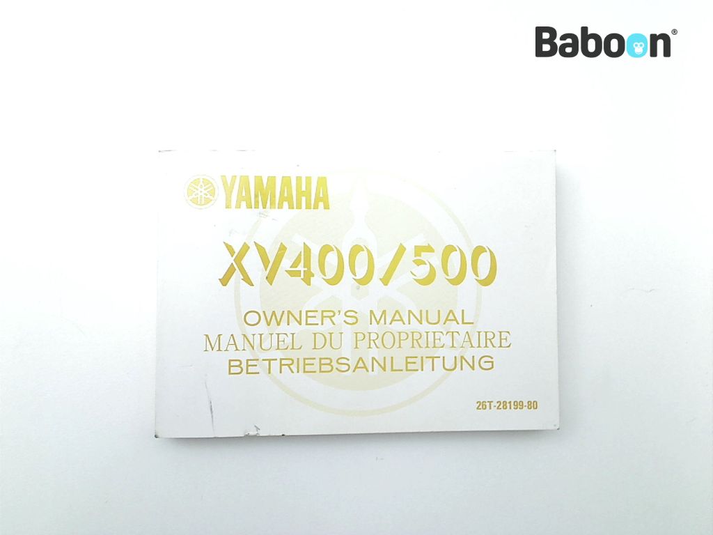 Yamaha XV 400 1976-1982 (XV400) Livret d'instructions