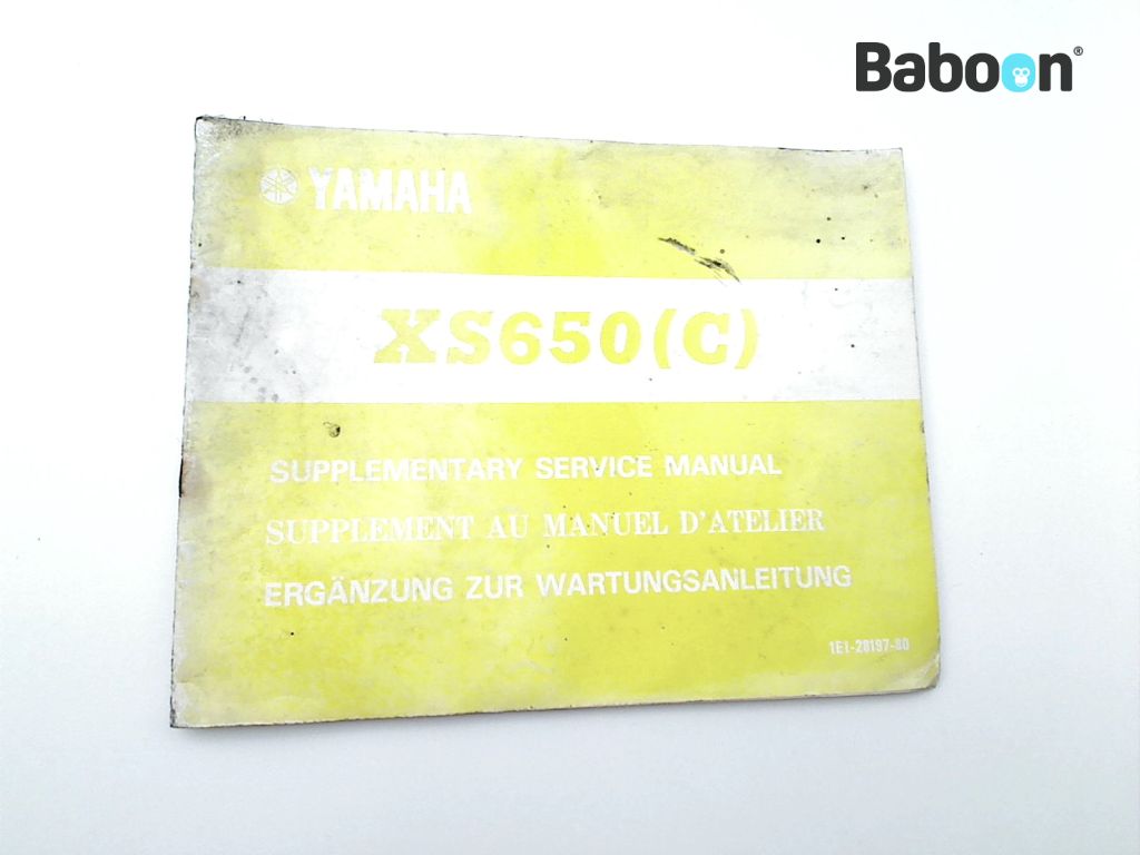 Yamaha XS 650 1977-1979 (XS650) Fahrer-Handbuch Supplementary service manual