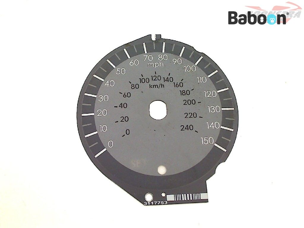 BMW R 1200 RT 2005-2009 (R1200RT 05) Måleinstrument Plade mil/t