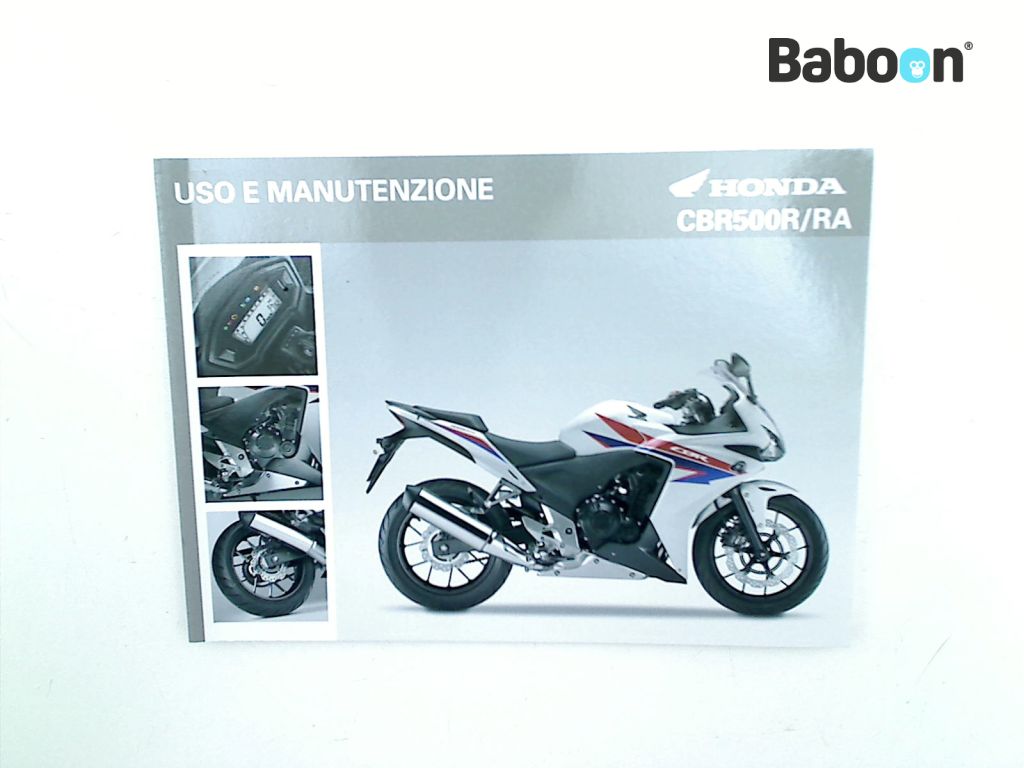 Honda CBR 500 R 2013-2015 (CBR500R PC44) Használati utasítás Italian