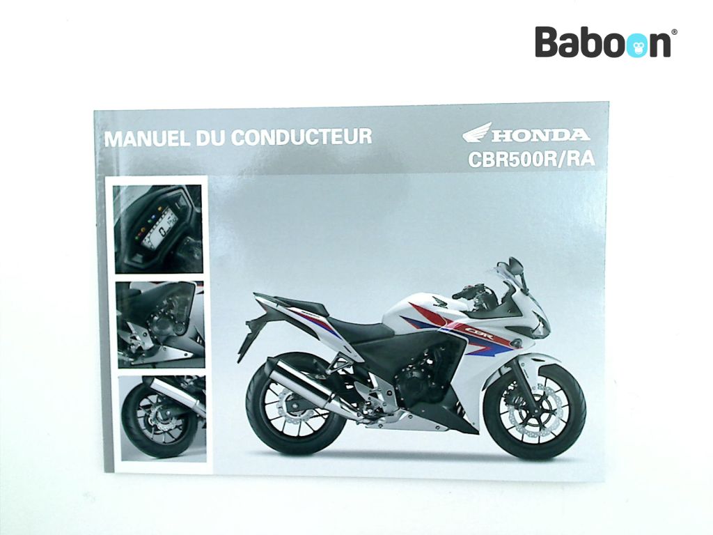 Honda CBR 500 R 2013-2015 (CBR500R PC44) Brukermanual French