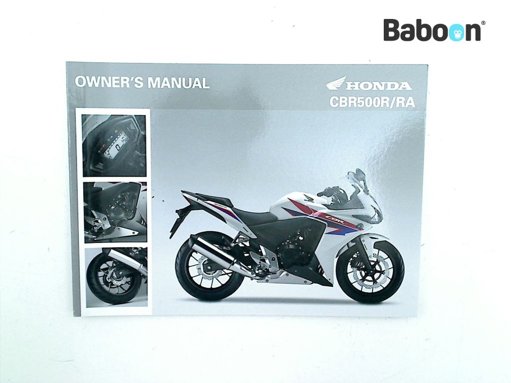 Honda CBR 500 R 2013-2015 (CBR500R PC44) Instructie Boek English (00X32-MGZ-B000)