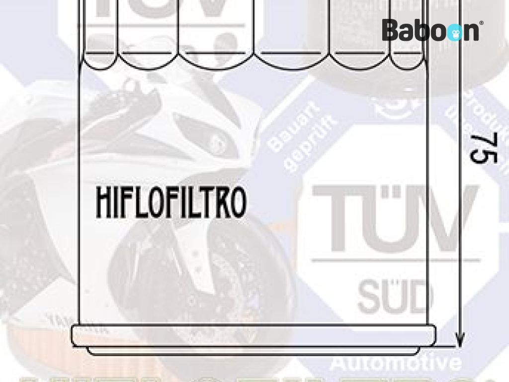 Filtr oleju Hiflofiltro HF156