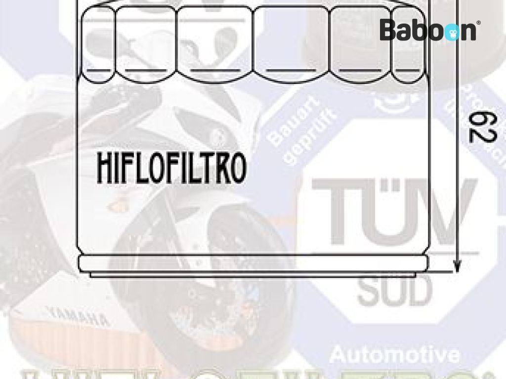 Hiflofiltro Ölfilter HF160