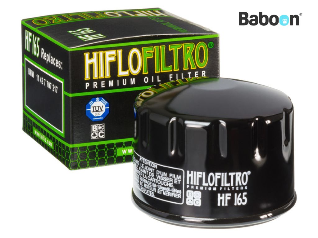 HIFLOFILTRO HF165 Oil Filter Black BMW F800GS/F800ST