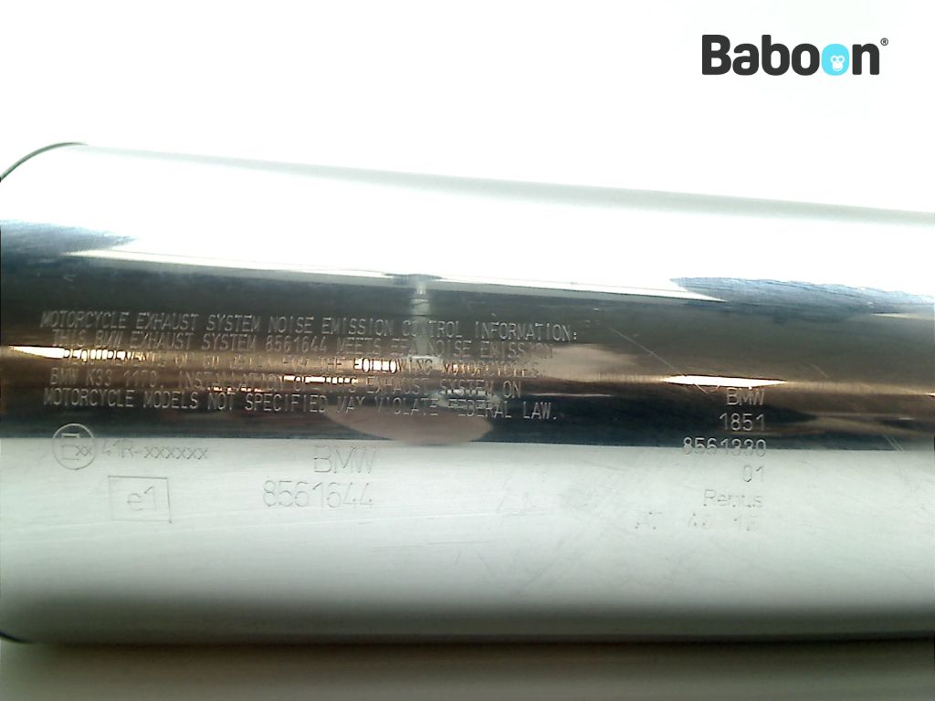 BMW R nineT Pure 2015-2019 (K22) Exhaust Muffler Original OEM  
