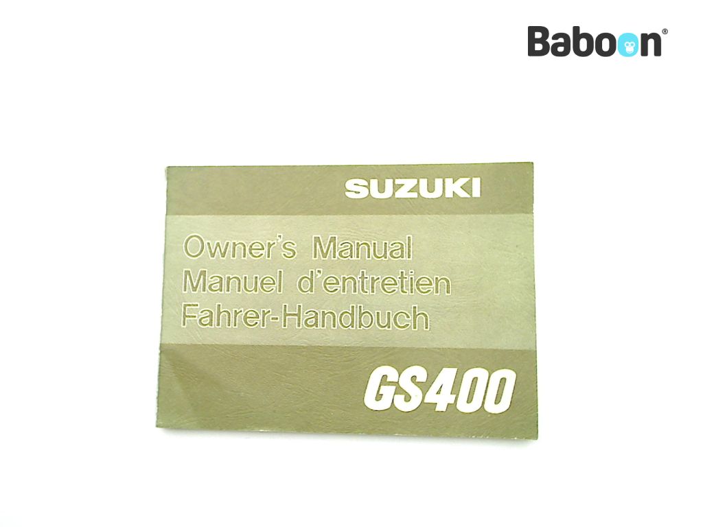 Suzuki GS 400 1976-1979 (GS400) Omistajan käsikirja (99011-44671)