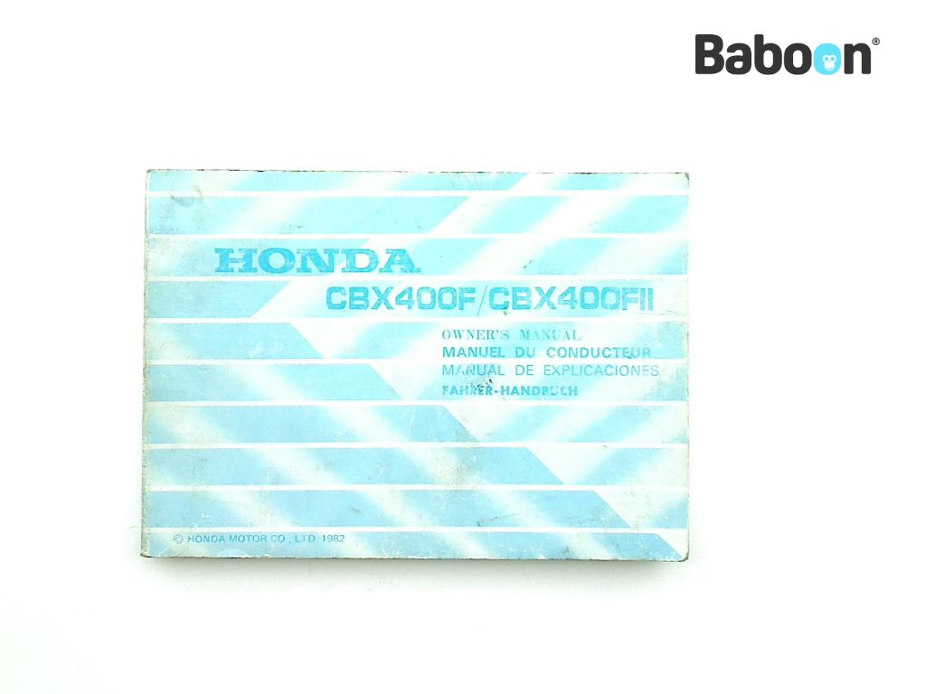 Honda CBX 400 F 1981-1984 (CBX400F) Brukermanual