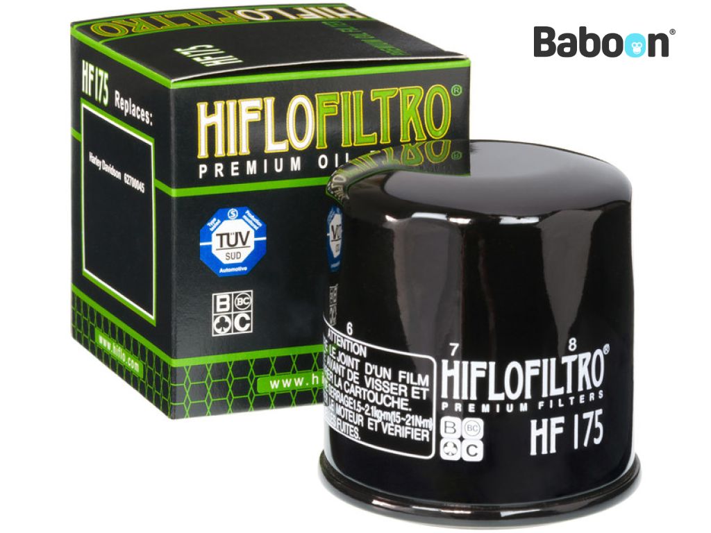 HIFLOFILTRO HF175 Oil Filter Black Harley Davidson Street 750