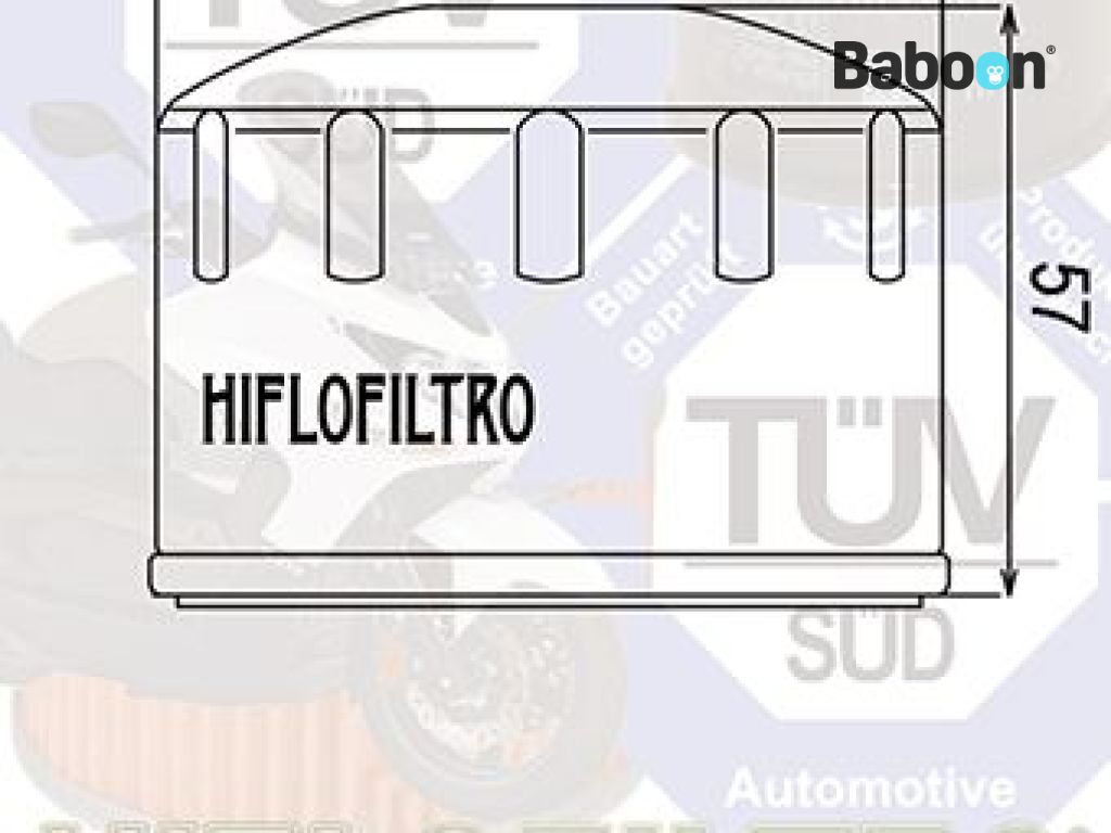 Hiflofiltro Φίλτρο λαδιού HF184