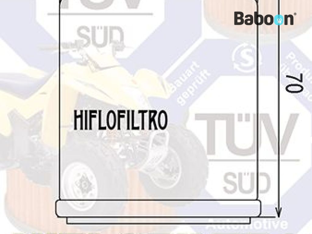 Hiflofiltro Oliefilter HF197