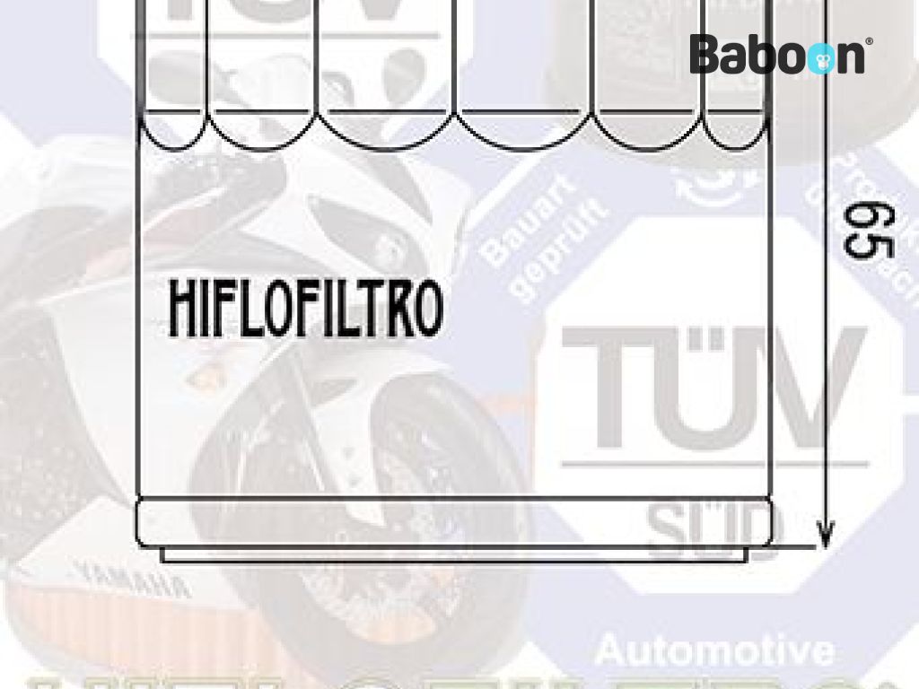 Hiflofiltro Oliefilter HF554