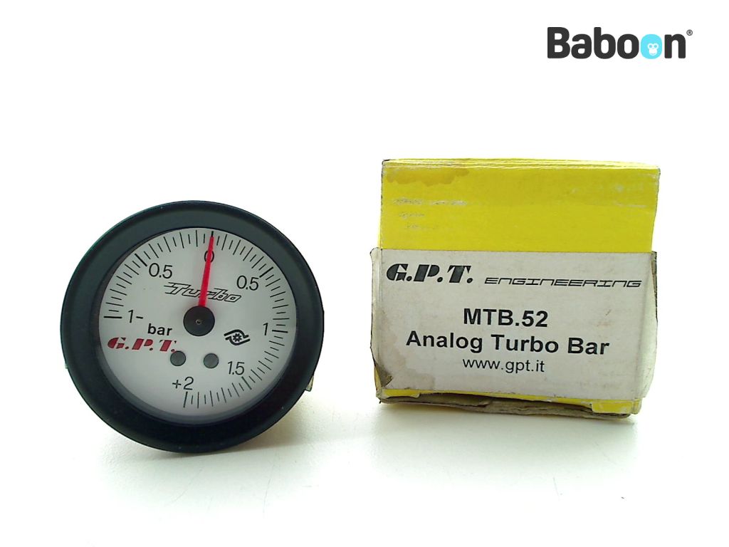 Cafe Racer Classic Lisävarusteet Analog Turbo Bar Gauge
