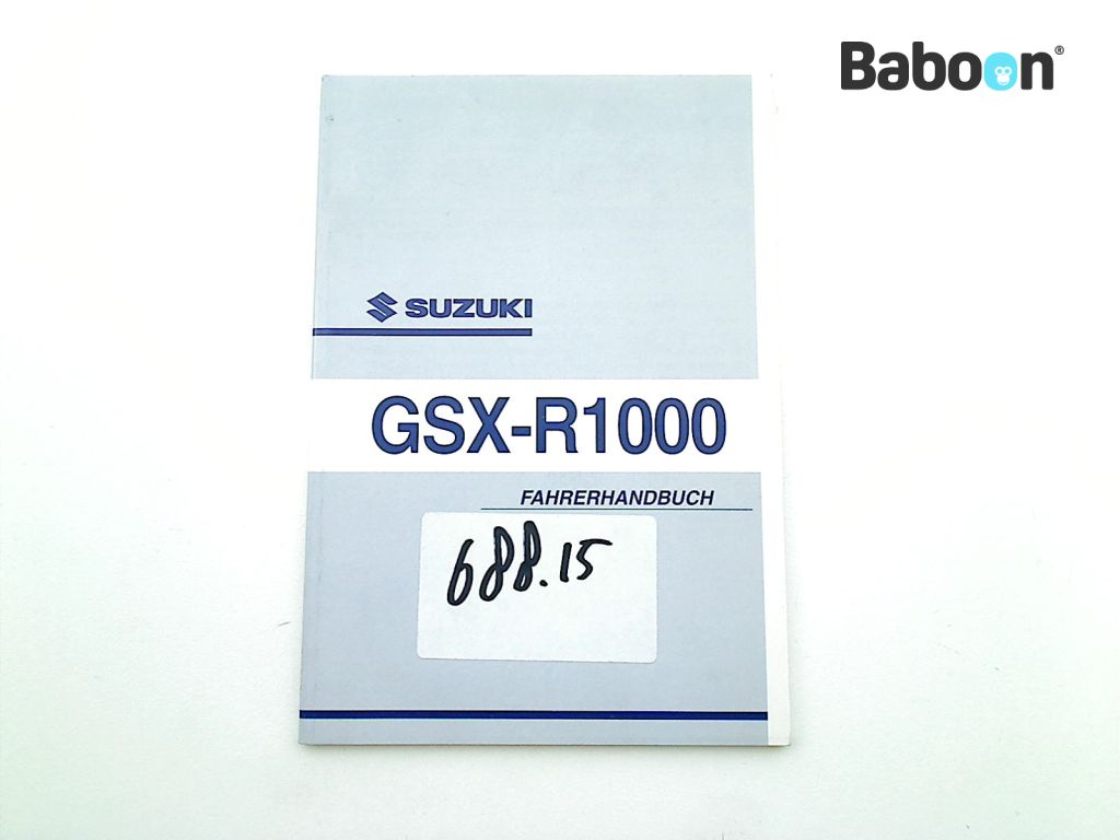 Suzuki GSX R 1000 2001-2002 (GSXR1000 K1/K2) Owners Manual (99011-40F51-01K )