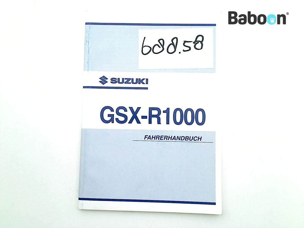 Suzuki GSX R 1000 2003-2004 (GSXR1000 K3/K4) Brugermanual (99011-40F51-01K )