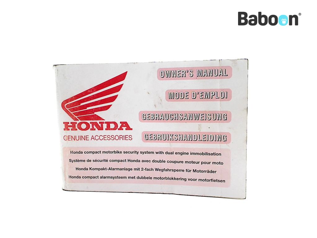 Honda ST 1100 Pan European (ST1100 ST1100A) Manuales de intrucciones Alarm