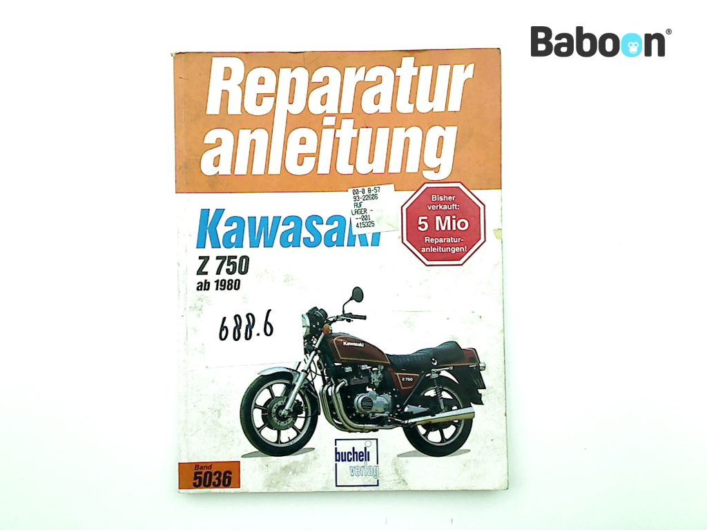 Kawasaki Z 750 1980-1985 (KZ750) Livrete Reparatur Anleitung