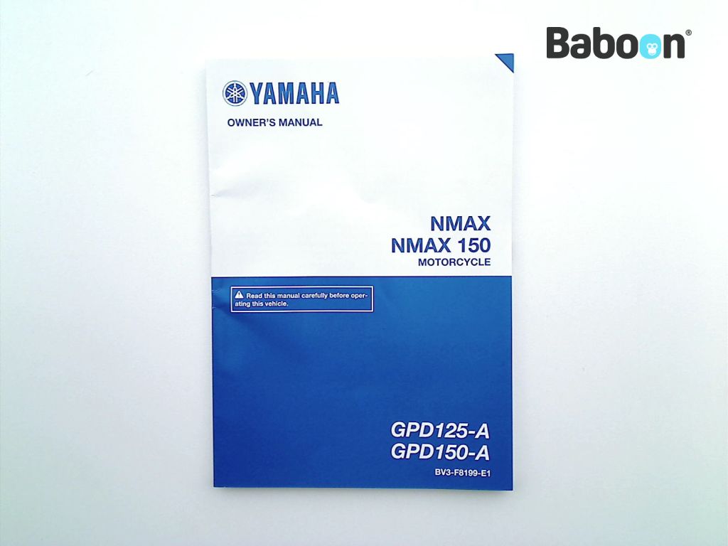 Yamaha NMAX 125 2017-2020 (SEC71 BV3) Brugermanual (BV3-F8199-E1)