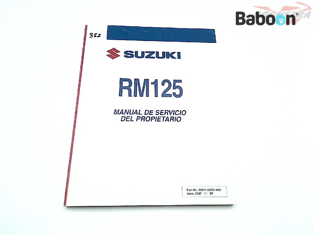 Suzuki RM 125 2000-2003 (RM125) Instructie Boek