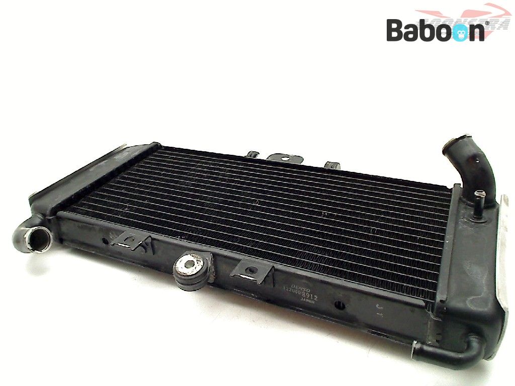 Protection De Radiateur En Aluminium Pour Yamaha FZS600 Fazer 1998-2004 - Cache Noir LANQIAN, Dimensions 41.5x19x5.5 Cm