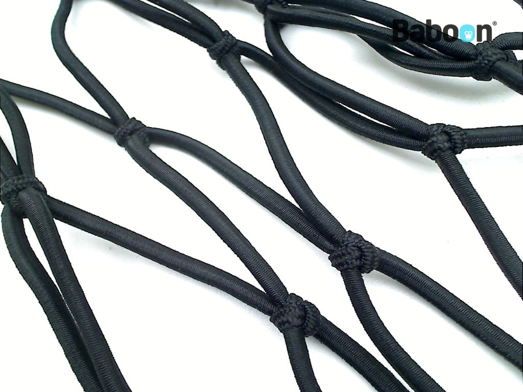 V-Parts Luggage Net Black with 6 Hooks
