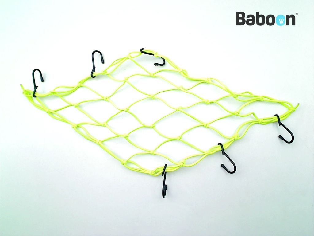 V-Parts Luggage Net Yellow with 6 Hooks