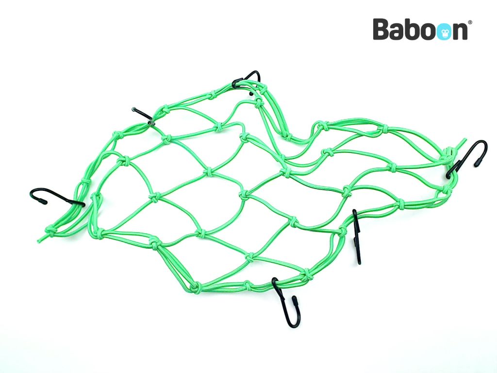 V-Parts Luggage Net Green with 6 Hooks