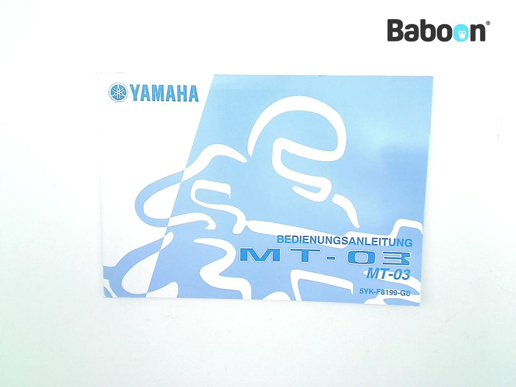 Yamaha MT 03 2006-2013 (MT03 MT-03) Libretto istruzioni (5YK-F8199-G0)