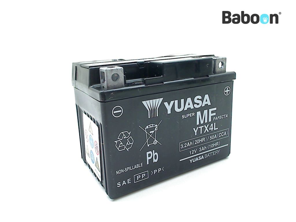 Yuasa Bateria AGM YTX4L Manutenção gratuita