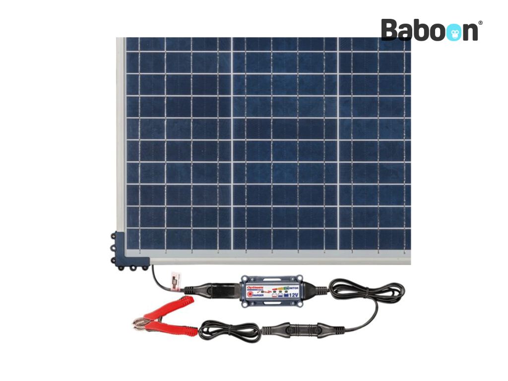 Tecmate Cargador de batería Optimate Solar 7A con panel de 60W