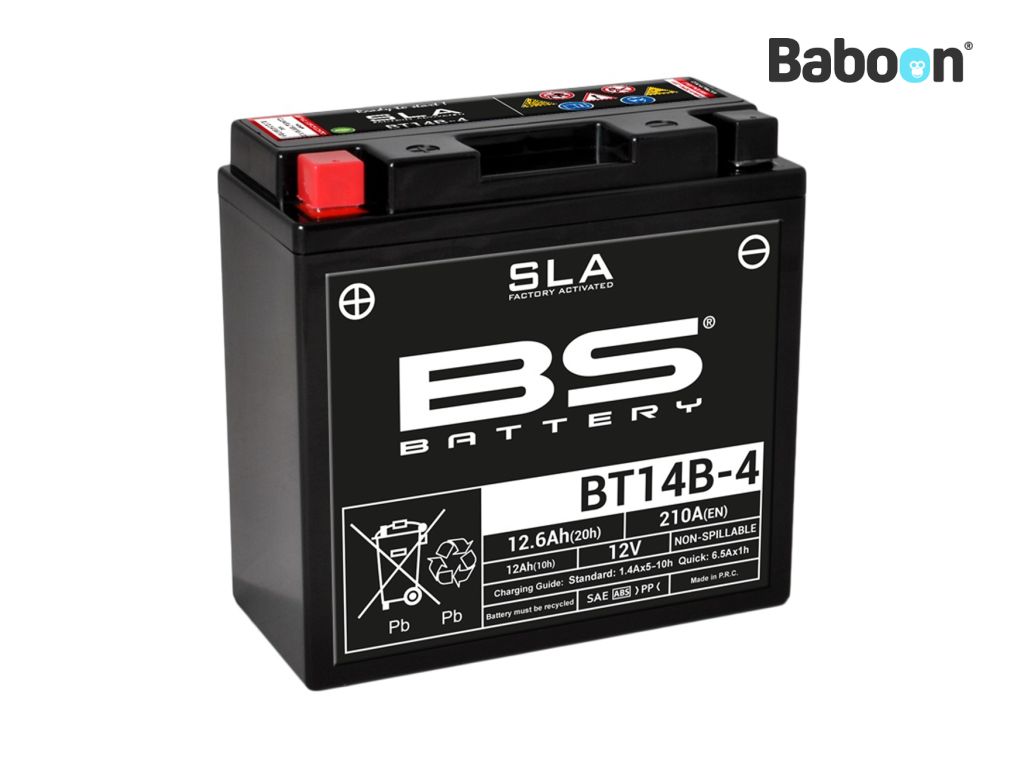 Akumulator BS AGM BT14B-4 (YT14B) SLA Bezobsługowy, fabrycznie aktywowany