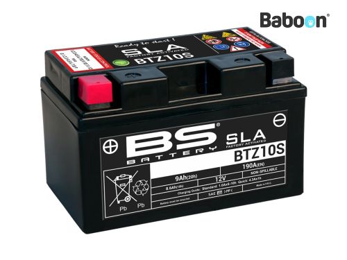 BS Battery Accu AGM BTZ10S (YTZ10S) SLA Maintenance-free factory activated
