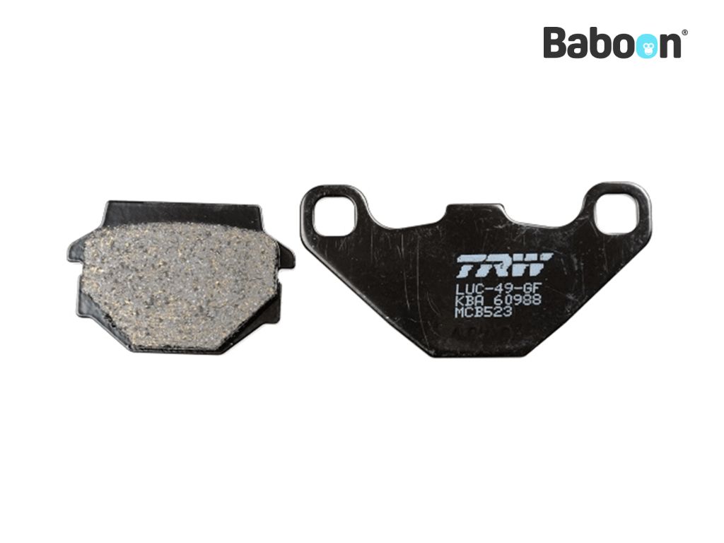 TRW Brake pad set Front / Rear MCB523SI Organic