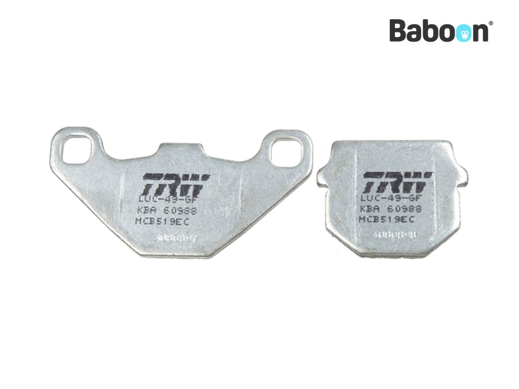 TRW Brake pad set Front / Rear MCB519EC Organic