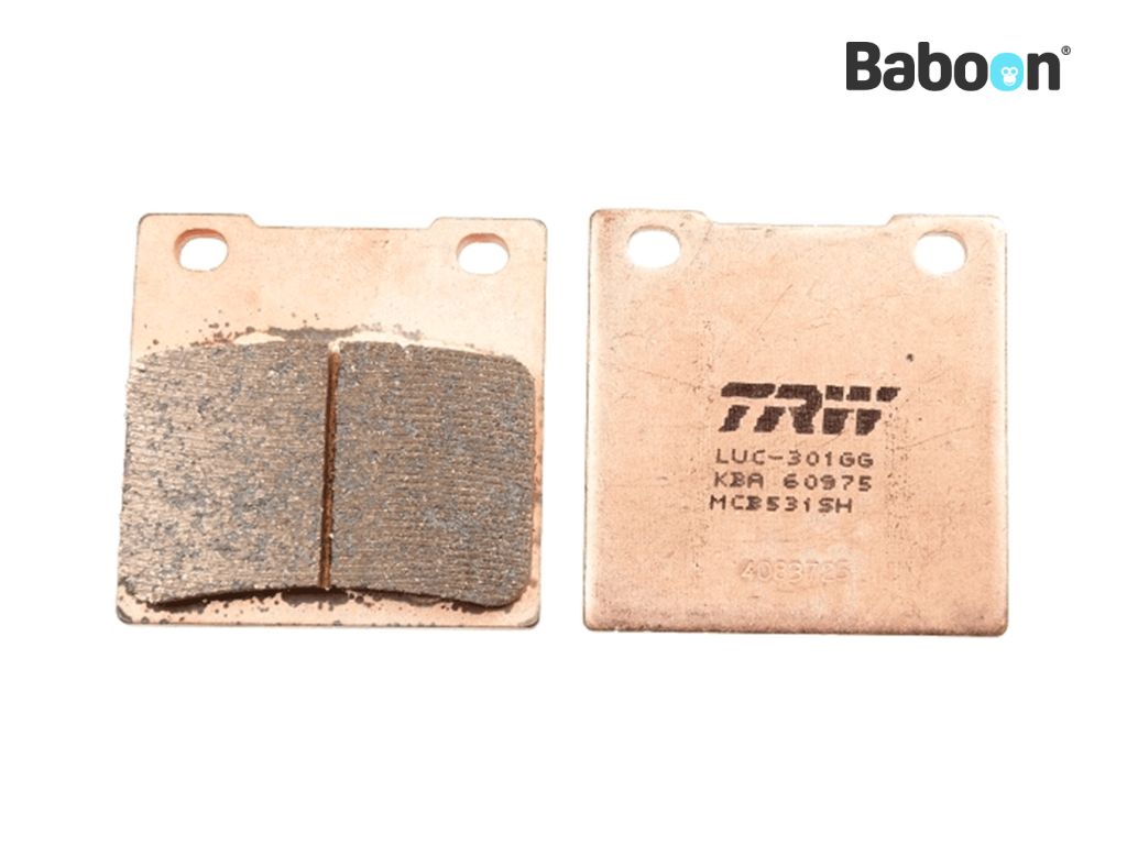 TRW Bremseklodser Bag MCB531SH Sintret