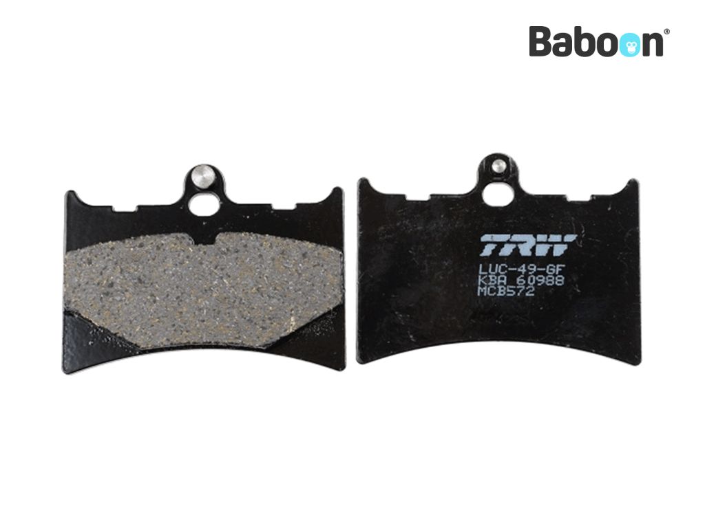 TRW Brake pad set Front / Rear MCB572 Organic