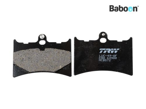 TRW Remblokset Voor/ Achter MCB572 Organisch