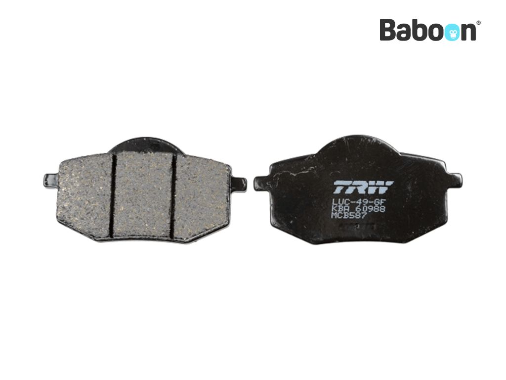 TRW Brake pad set For MCB587 Organic