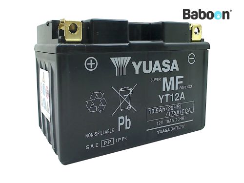 Yuasa Battery AGM YT12A Maintenance free