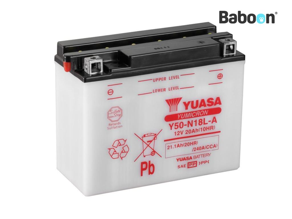 YUASA Y50-N18L-A Battery Conventional