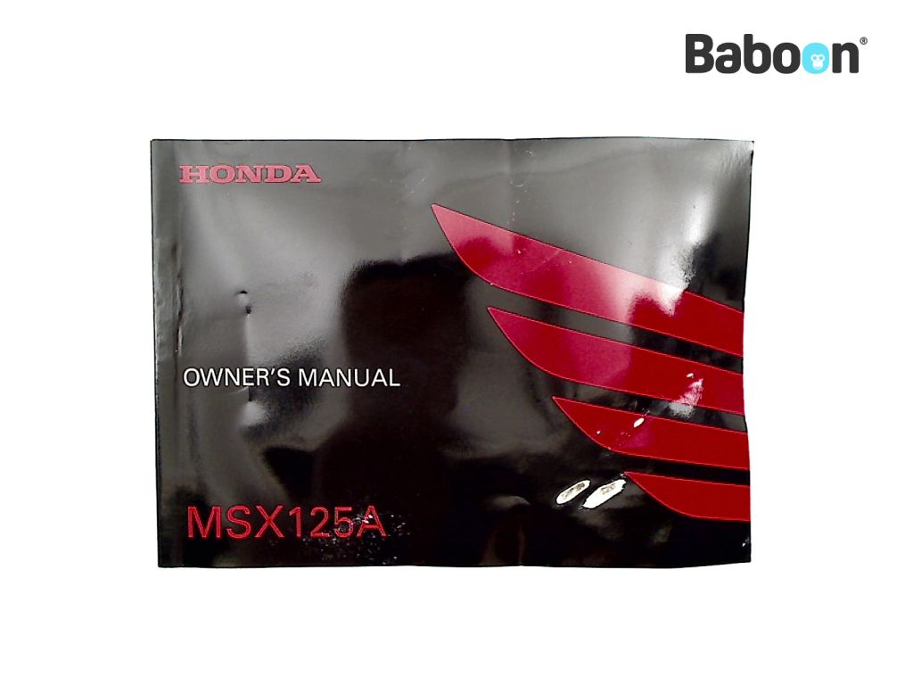 Honda MSX 125 2016-2020 (MSX125 JC75) Instructie Boek (00X32-K26-B200)