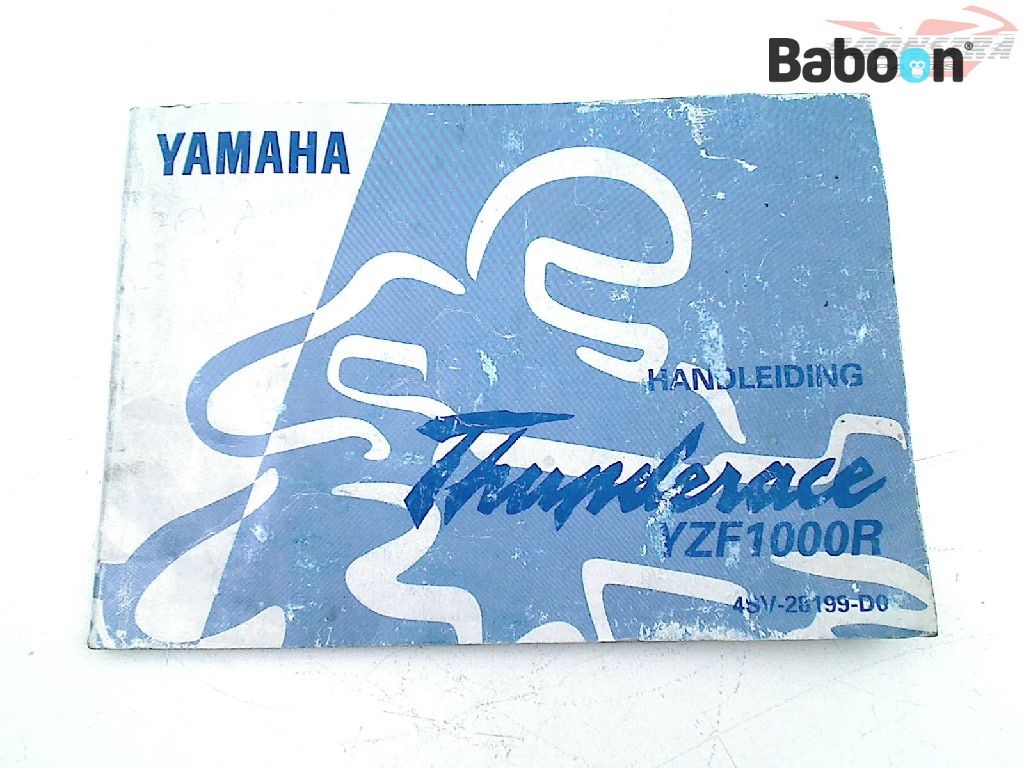 Yamaha YZF 1000 R Thunder Ace 1996-2001 (YZF1000R 4SV) Libretto istruzioni