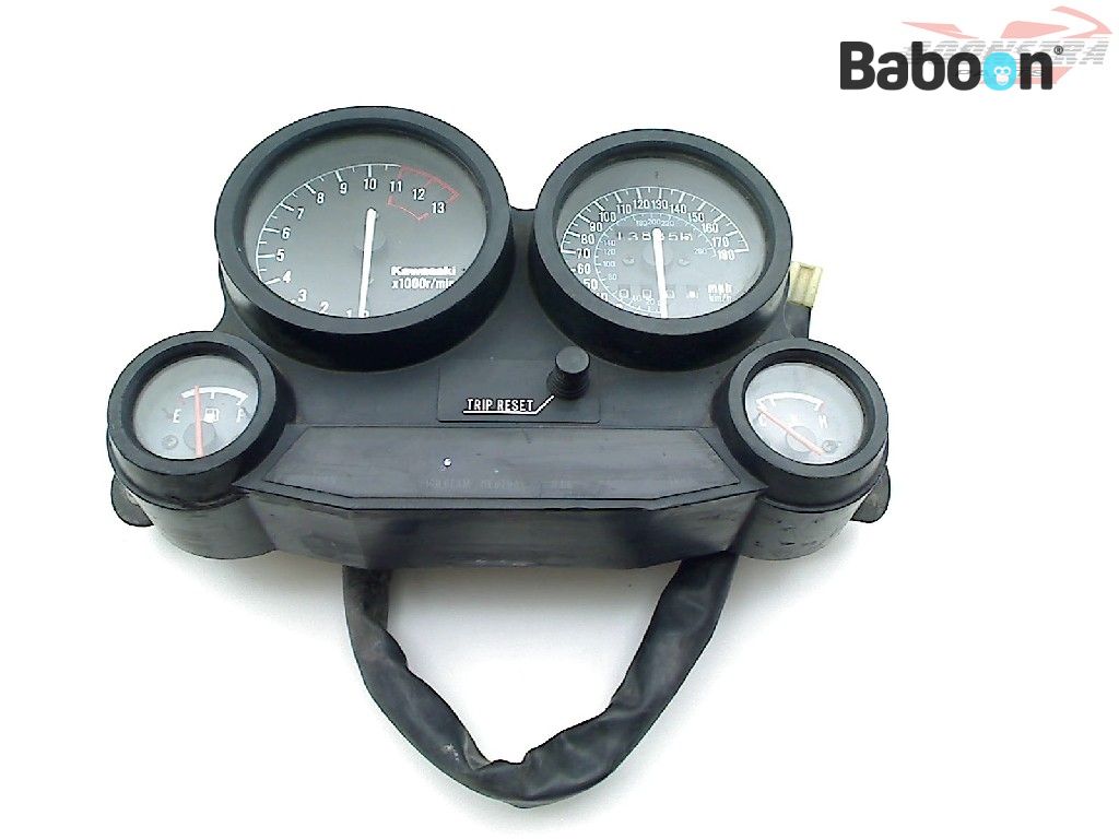 Kawasaki ZX 10 1988-1990 Tomcat (ZX-10 ZX1000B) Måleinstrument/Speedometer mil/t