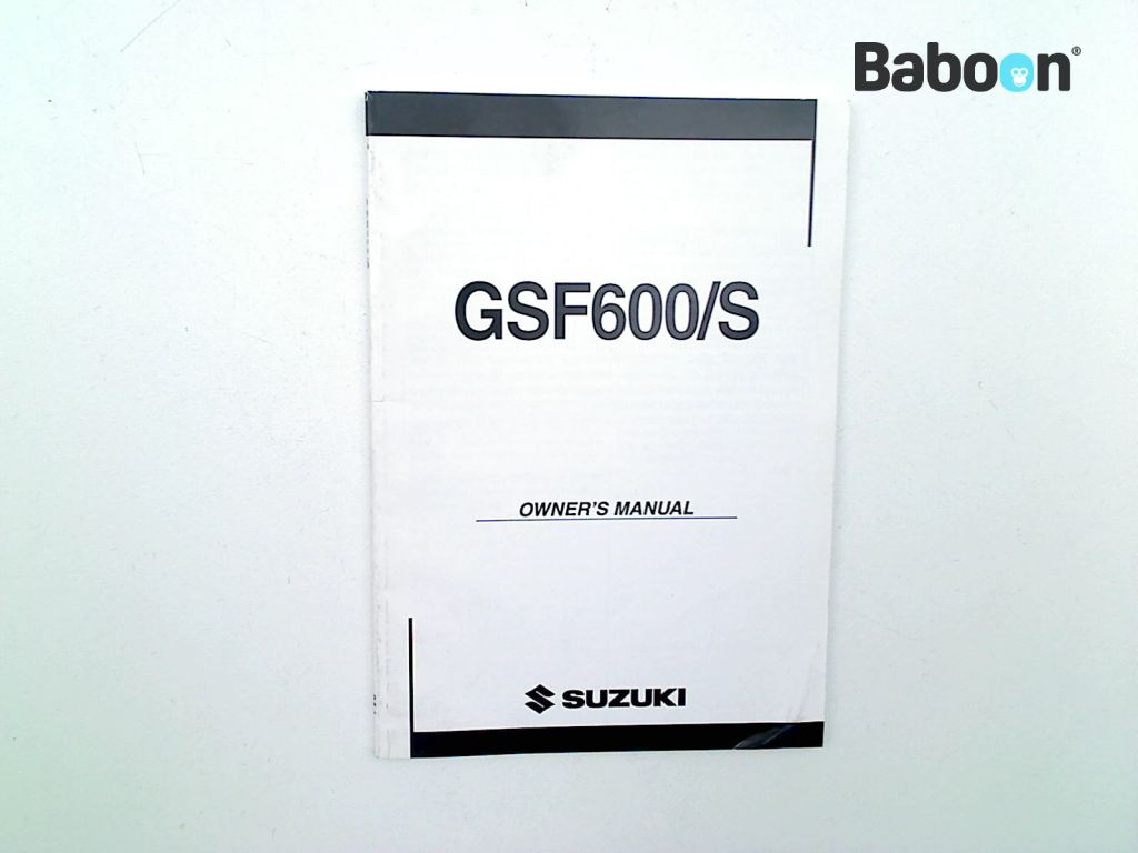 Suzuki GSF 600 Bandit 2000-2004 (GSF600 MK2) Manual de instruções English (99011-31F54-01A)