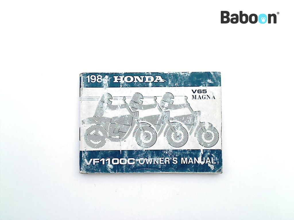 Honda VF 1100 Magna 1983-1986 (VF1100C V65 SC12) Instruktionsbok (00X31-MB4-6100)