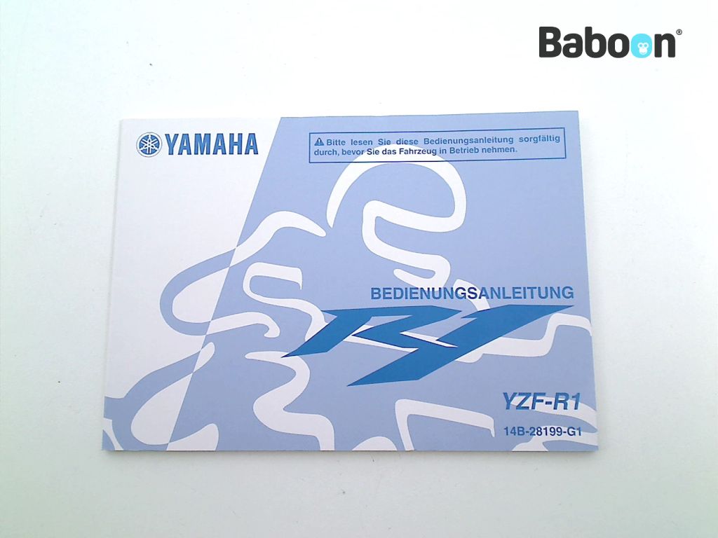 Yamaha YZF R1 2009-2014 (YZF-R1 14B 1KB 2SG) Instructie Boek German (14B-28199-G1)