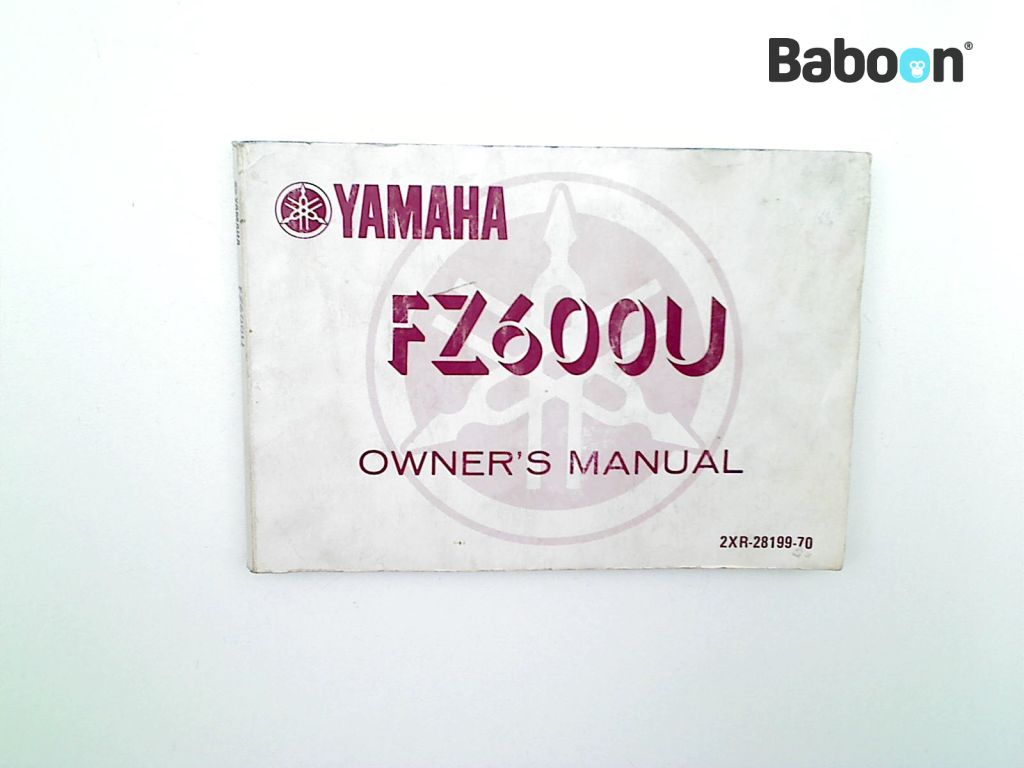 Yamaha FZ 600 1986-1988 (FZ600) Brukermanual English, French (2XR-28199-70)