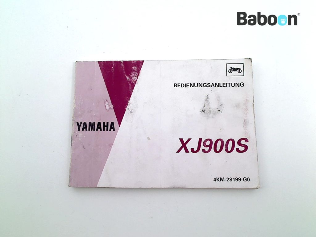 Yamaha XJ 900 S Diversion 1995-2004 (XJ900 XJ900S 4KM) Livret d'instructions German (4KM-28199-G0)