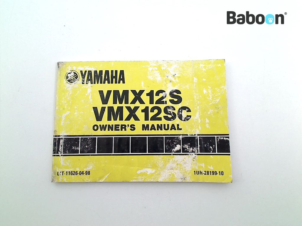 Yamaha VMX 1200 V-Max (VMX1200) Libretto istruzioni English (1UR-28199-10)