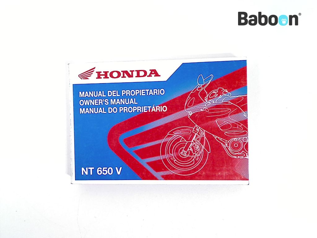 Honda NT 650 V Deauville 2002-2005 (NT650V RC47) Használati utasítás Spanish, English, Portugese (33MBLJ01SEP)